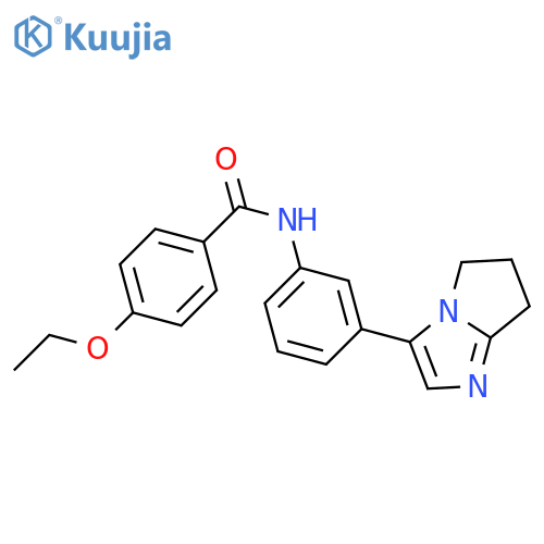 4-ethoxy-N-(3-{5H,6H,7H-pyrrolo[1,2-a]imidazol-3-yl}phenyl)benzamide structure
