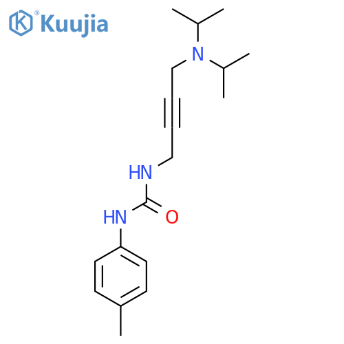 1-(4-(Diisopropylamino)but-2-yn-1-yl)-3-(p-tolyl)urea structure