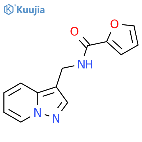 N-({pyrazolo1,5-apyridin-3-yl}methyl)furan-2-carboxamide structure