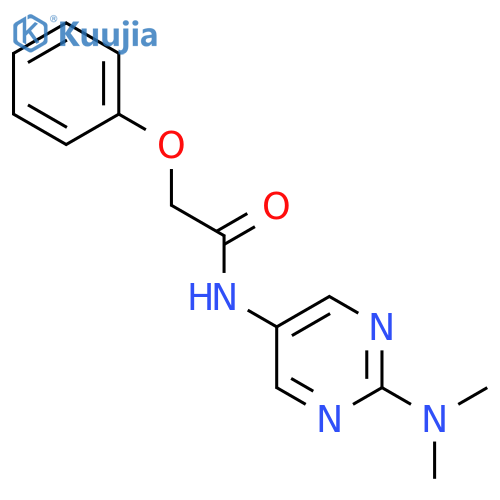 N-2-(dimethylamino)pyrimidin-5-yl-2-phenoxyacetamide structure