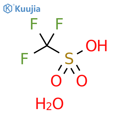 Methanesulfonic acid, trifluoro-, hydrate structure