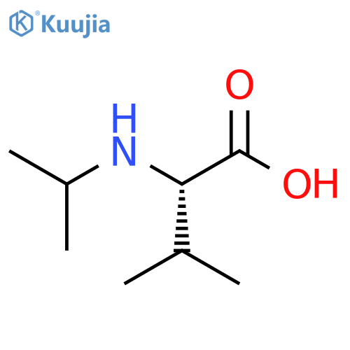 3-METHYL-2-(PROPAN-2-YLAMINO)BUTANOIC ACID structure