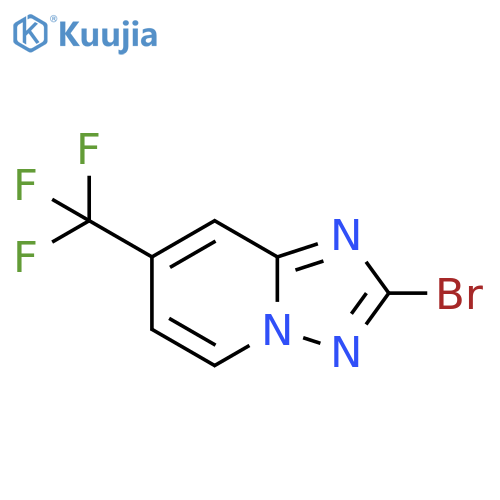 2-BROMO-7-(TRIFLUOROMETHYL)-[1,2,4]TRIAZOLO[1,5-A]PYRIDINE structure