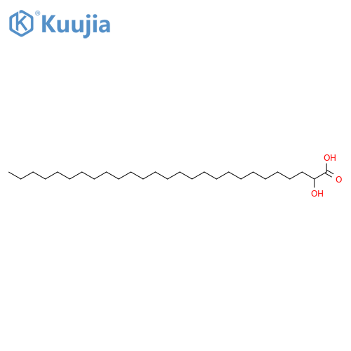 Heptacosanoic acid, 2-hydroxy- structure