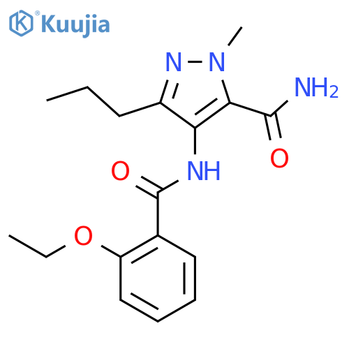 4-(2-Ethoxybenzamido)-1-methyl-3-n-propylpyrazole-5-carboxamide structure