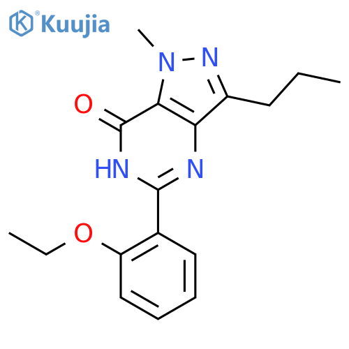 5-(2-ethoxyphenyl)-1-methyl-3-propyl-1H,4H,7H-pyrazolo[4,3-d]pyrimidin-7-one structure