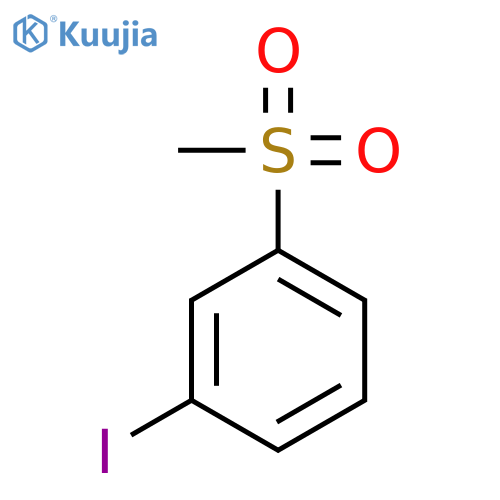 Benzene, 1-iodo-3-(methylsulfonyl)- structure
