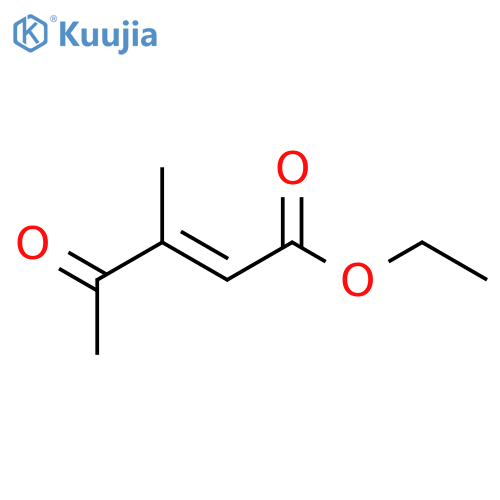 ethyl 3-methyl-4-oxopent-2-enoate structure
