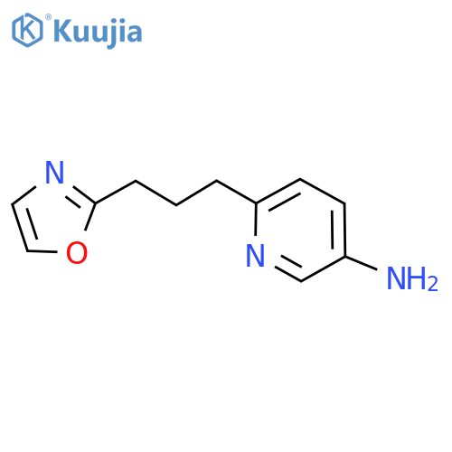 6-(3-(Oxazol-2-yl)propyl)pyridin-3-amine structure