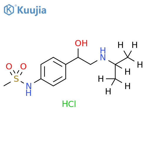 (±)-Sotalol-d7 HCl (iso-propyl-d7) structure