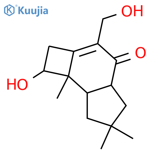 6-Protoilludene-4,8,14-triol; (4α,8α)-form, 8-Ketone structure
