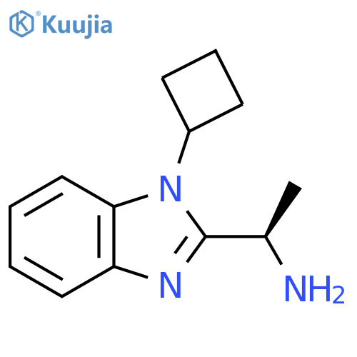 (R)-1-(1-Cyclobutyl-1H-benzo[D]imidazol-2-YL)ethanamine structure
