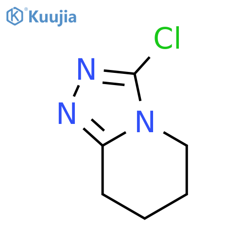 3-Chloro-5,6,7,8-tetrahydro-[1,2,4]triazolo[4,3-a]pyridine structure