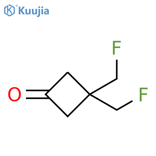 3,3-bis(fluoromethyl)cyclobutan-1-one structure