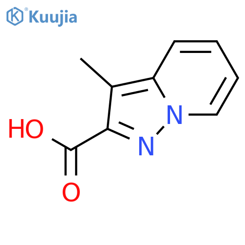 3-Methylpyrazolo[1,5-a]pyridine-2-carboxylic acid structure