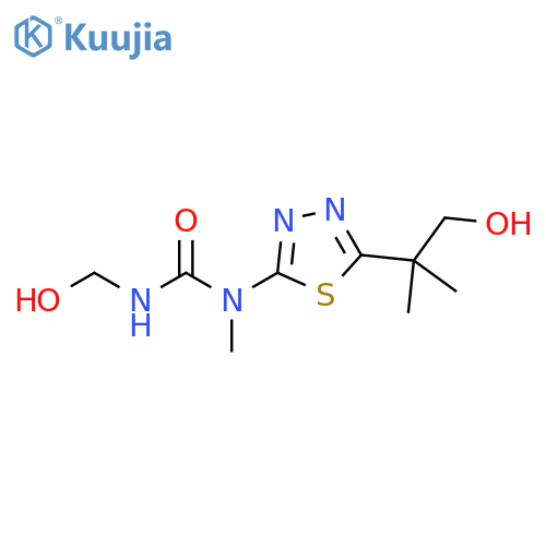 N-Desmethyl-N-hydroxymethyl-2-desmethyl-2-hydroxymethyl Tebuthiuron structure