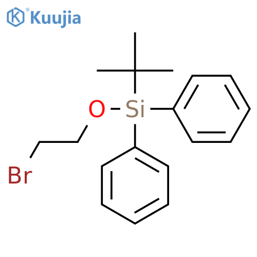 (2-bromoethoxy)(tert-butyl)diphenylsilane structure