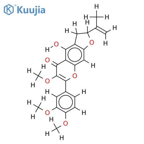 3,3',4'-Tri-O-Methylvelloquercetin structure