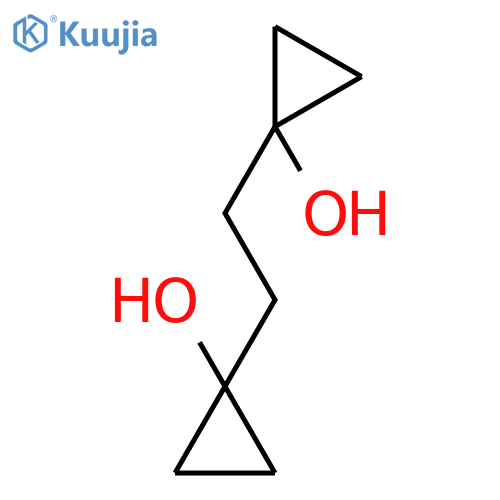 1-[2-(1-hydroxycyclopropyl)ethyl]cyclopropanol structure