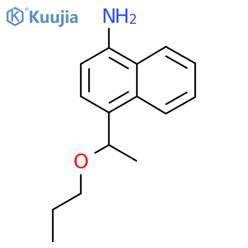 4-(1-Propoxyethyl)naphthalen-1-amine structure