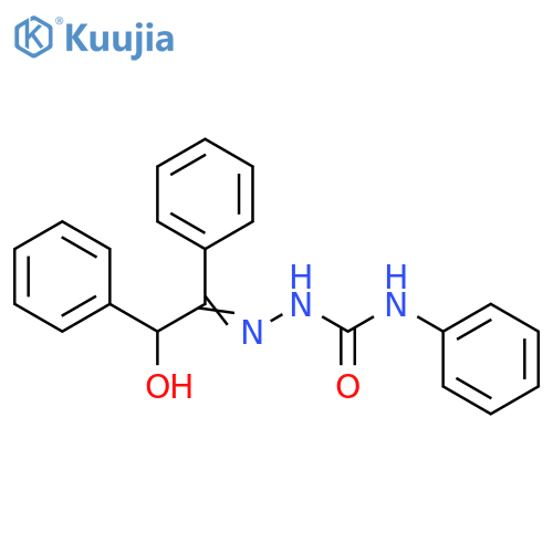 Hydrazinecarboxamide, 2-(2-hydroxy-1,2-diphenylethylidene)-N-phenyl- structure