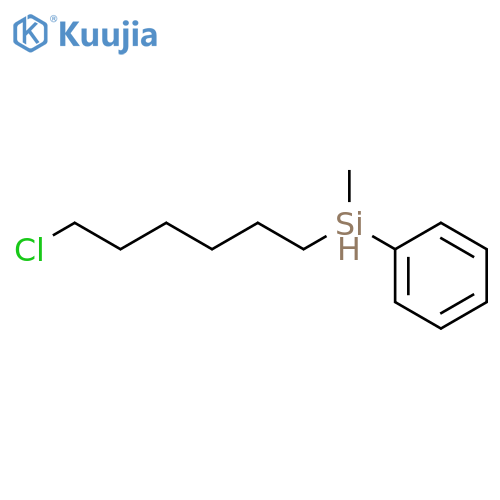 Benzene,(chlorohexylmethylsilyl)- structure
