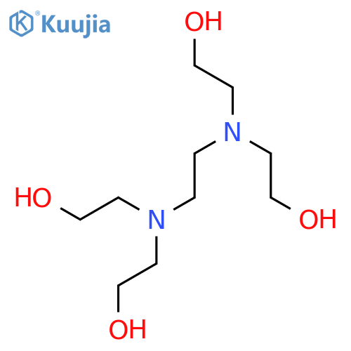 N,N,N',N'-Tetrakis(2-hydroxyethyl)ethylenediamine structure