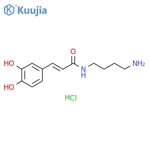 Caffeoylputrescine hydrochloride structure