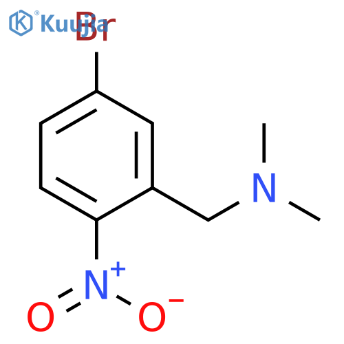 N,N-Dimethyl 5-bromo-2-nitrobenzylamine structure