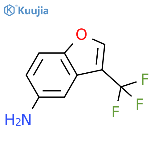 3-(Trifluoromethyl)benzofuran-5-amine structure