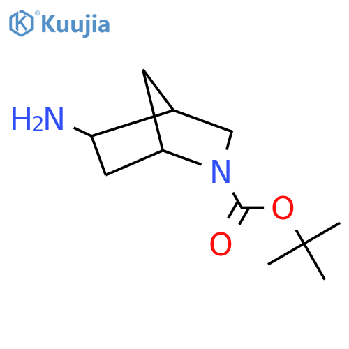 tert-butyl (1R,4R,5R)-5-amino-2-azabicyclo[2.2.1]heptane-2-carboxylate structure