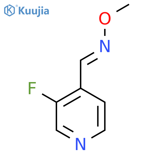 (E)-3-Fluoroisonicotinaldehyde O-methyl oxime structure