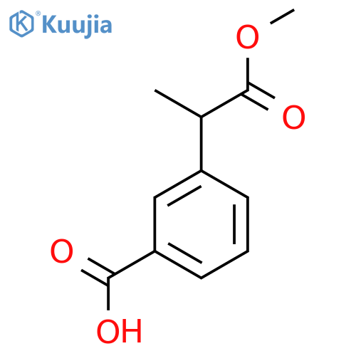 Methyl 3-carboxyphenylpropanoate structure
