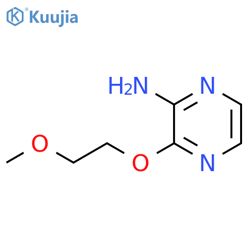 2-Pyrazinamine, 3-(2-methoxyethoxy)- structure