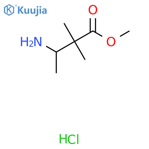 METHYL 3-AMINO-2,2-DIMETHYLBUTANOATE HCl structure