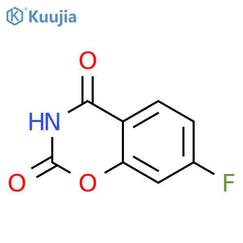 7-fluoro-3,4-dihydro-2H-1,3-benzoxazine-2,4-dione structure