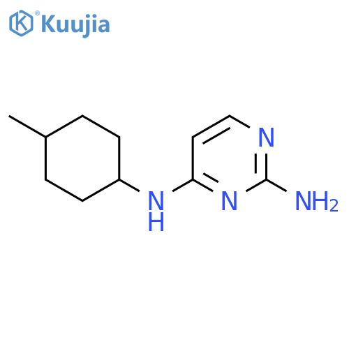 N4-(trans-4-Methylcyclohexyl)pyrimidine-2,4-diamine structure