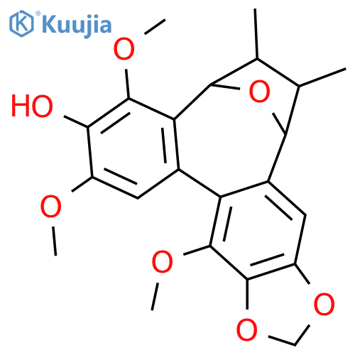 2,2'-Cyclo-7,7'-epoxy-8,8'-lignan-3,4,4',5,5',6'-hexol; (7R,7'S,8S,8'S,Saxial)-form, 4,5-Methylene, 3,4',6'-tri-Me ether structure