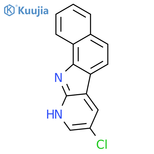 10H-Benzo[g]pyrido[2,3-b]indole, 8-chloro- structure