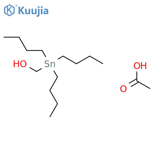 Methanol, (tributylstannyl)-, acetate structure