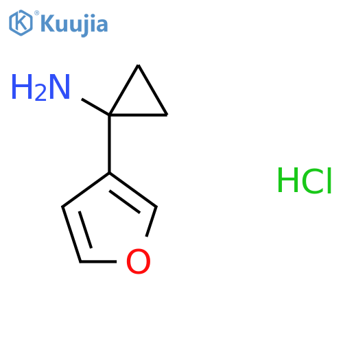 1-(3-Furyl)cyclopropylamine Hydrochloride structure