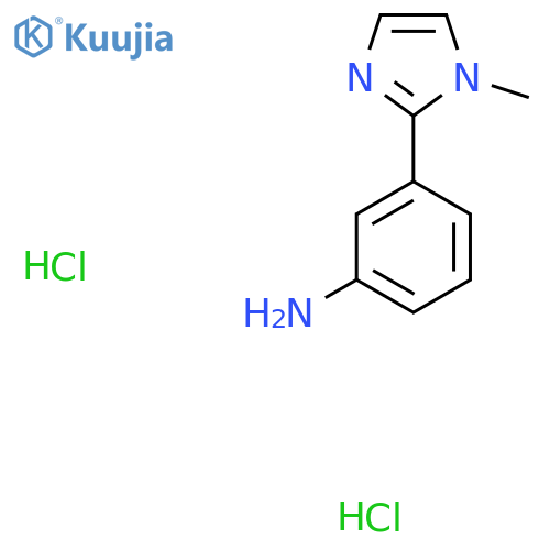 3-(1-Methyl-1H-imidazol-2-yl)aniline dihydrochloride structure