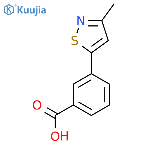 3-(3-Methyl-isothiazol-5-yl)-benzoic acid structure
