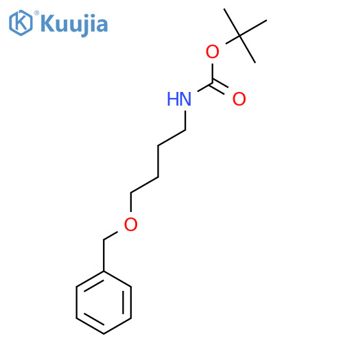 tert-butyl N-[4-(benzyloxy)butyl]carbamate structure