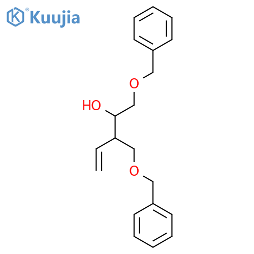 4-Penten-2-ol, 1-(phenylmethoxy)-3-[(phenylmethoxy)methyl]- structure