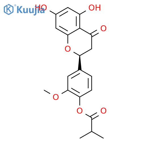 4'-isobutyrylhomoeriodictyol structure