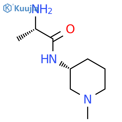 (S)-2-Amino-N-((R)-1-methyl-piperidin-3-yl)-propionamide structure