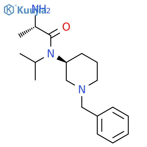 (S)-2-Amino-N-((S)-1-benzyl-piperidin-3-yl)-N-isopropyl-propionamide structure