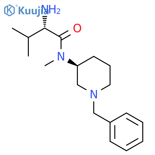 (S)-2-Amino-N-((S)-1-benzyl-piperidin-3-yl)-3,N-dimethyl-butyramide structure
