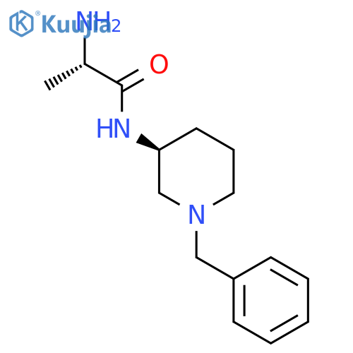 (S)-2-Amino-N-((S)-1-benzyl-piperidin-3-yl)-propionamide structure